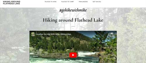 A web design project in Montana